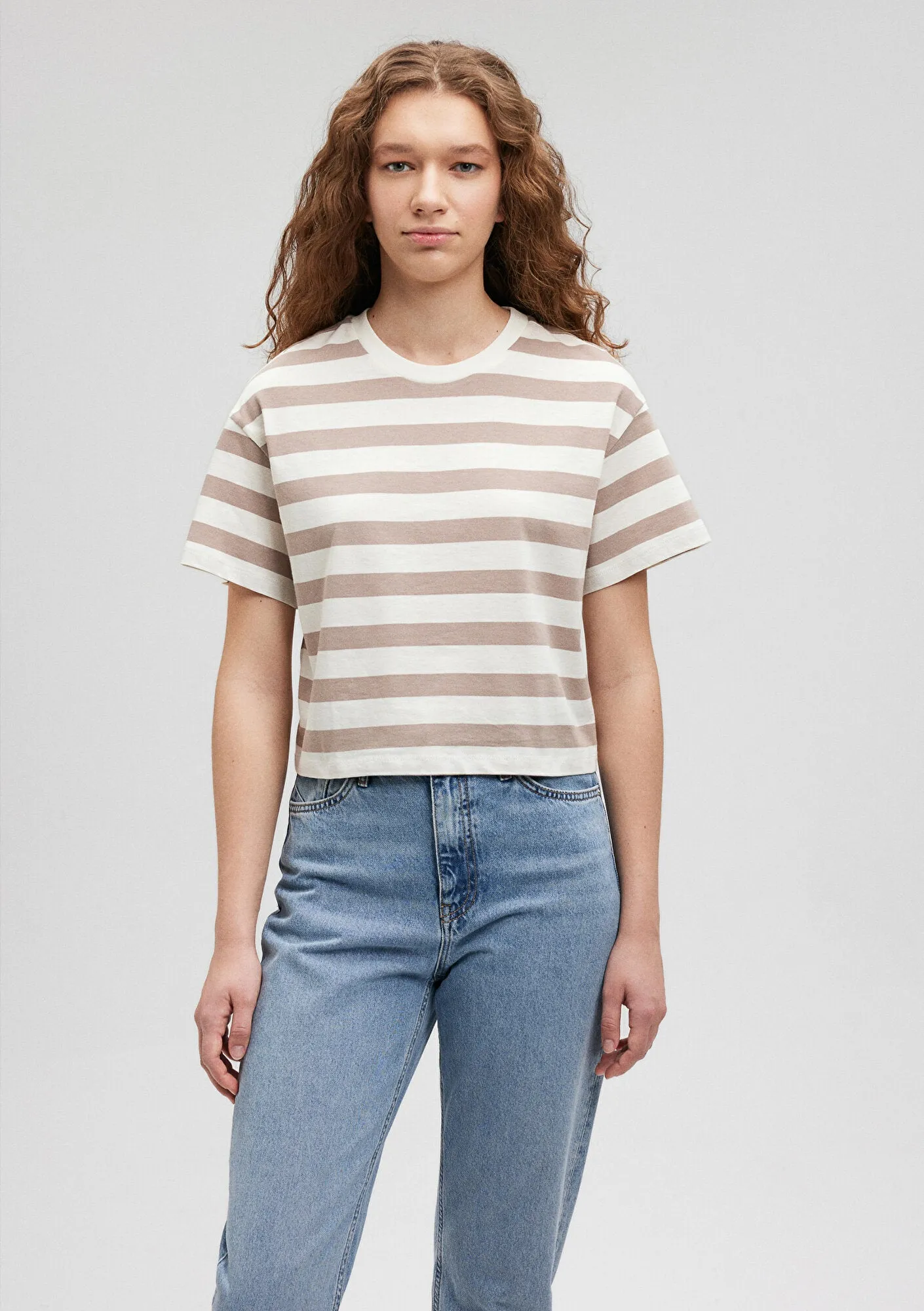 Striped White T-Shirt