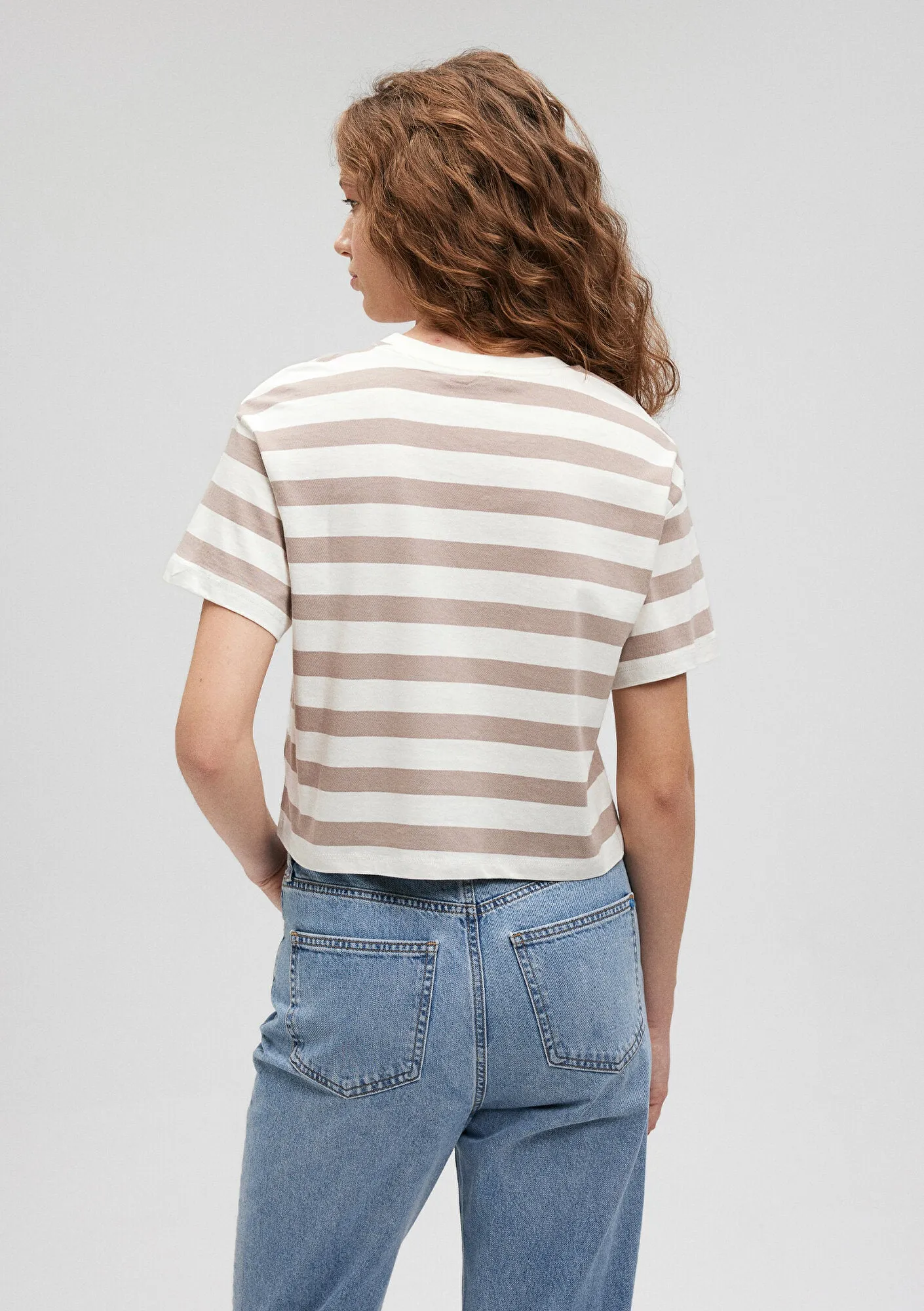 Striped White T-Shirt