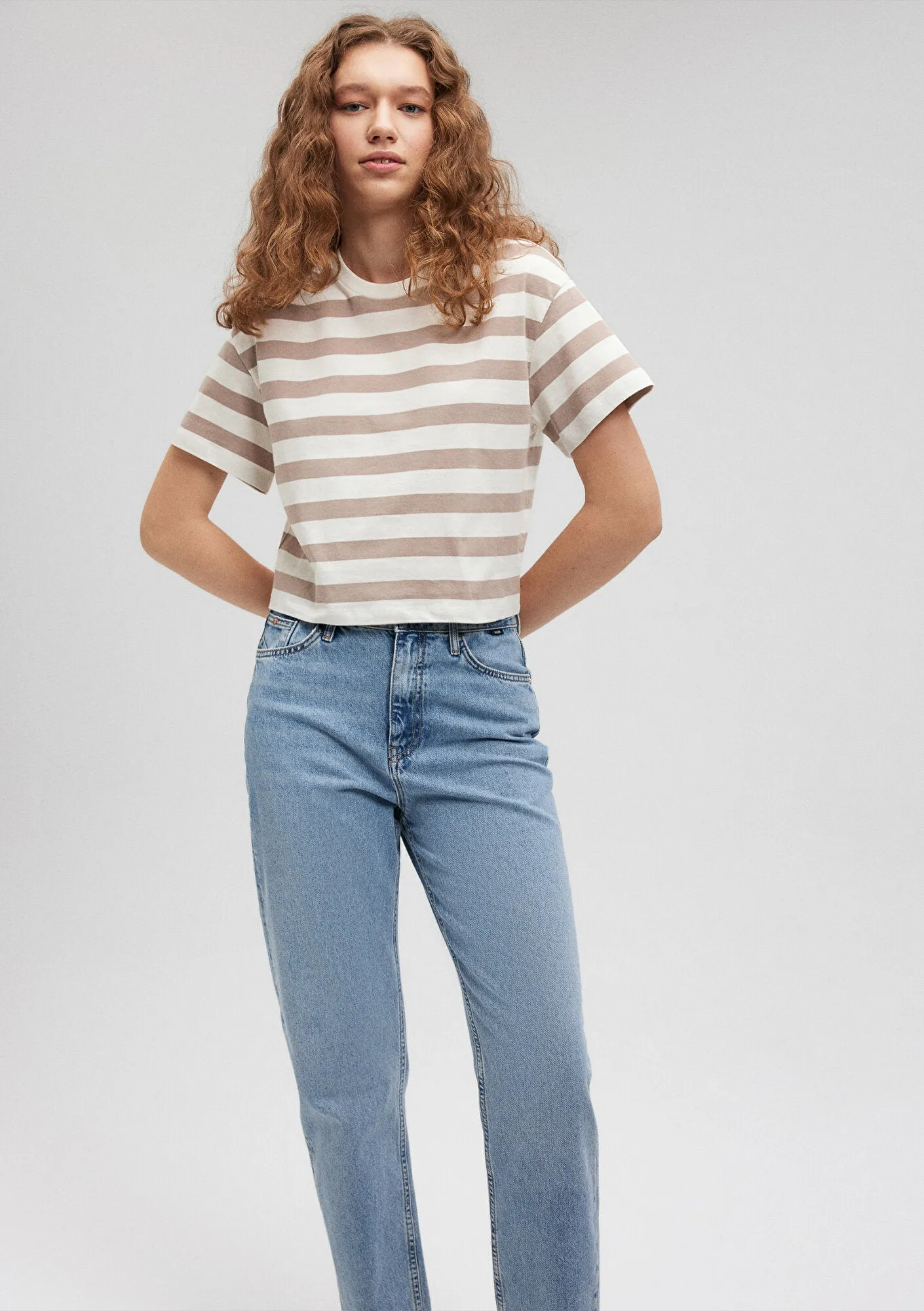 Striped White T-Shirt