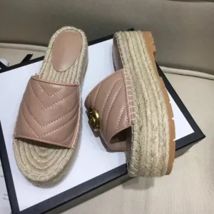 Summer Slippers Women Outer Wear Fashion Platform Flats Shoes