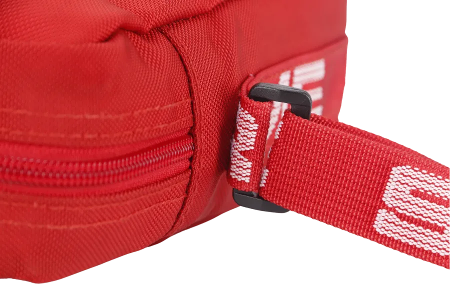SUPREME RED CANVAS SS18 SLING BAG NO DUST COVER