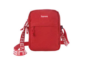 SUPREME RED CANVAS SS18 SLING BAG NO DUST COVER