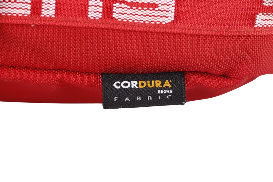 SUPREME RED CANVAS SS18 SLING BAG NO DUST COVER