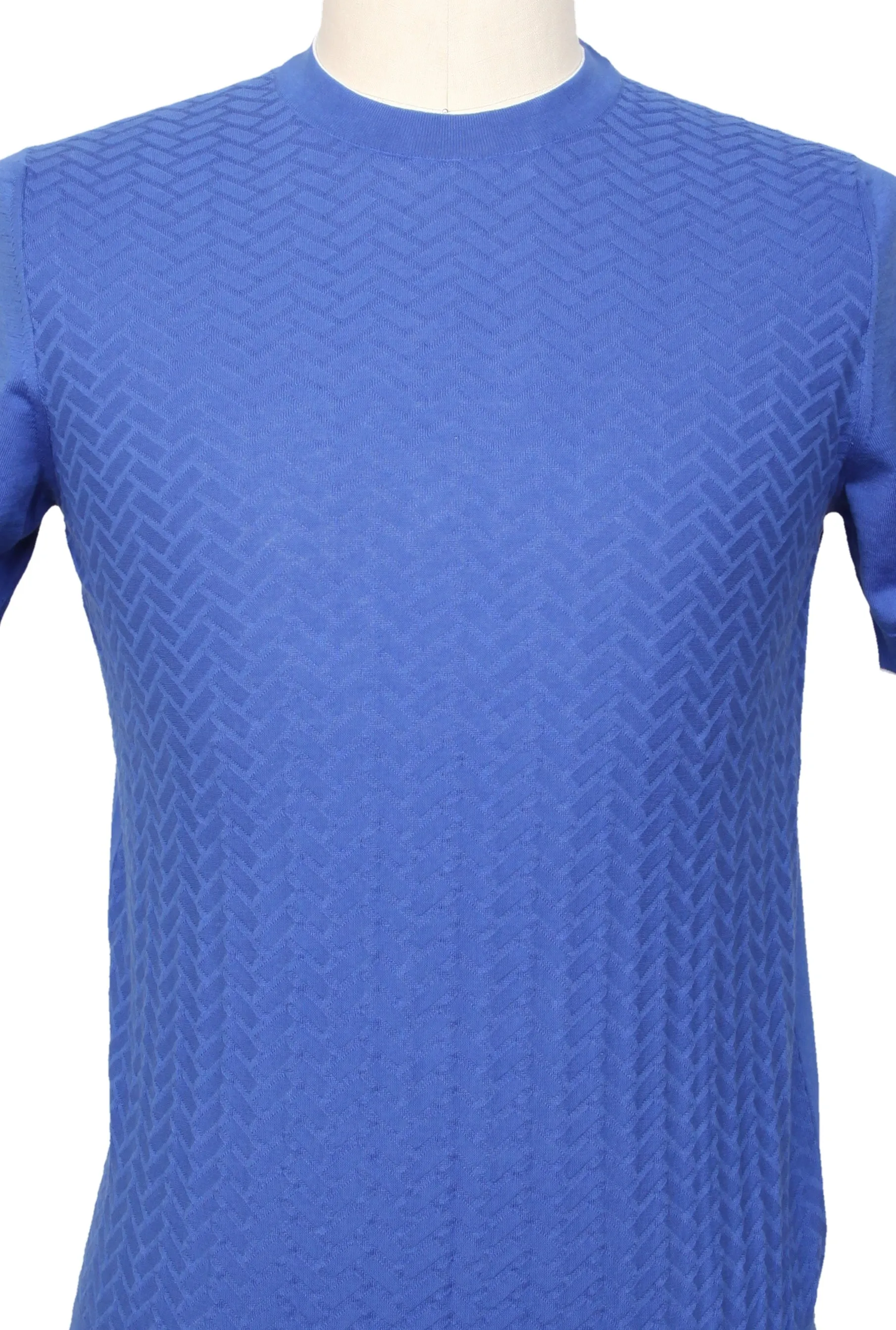 Svevo Parma Blue Crewneck Sweater