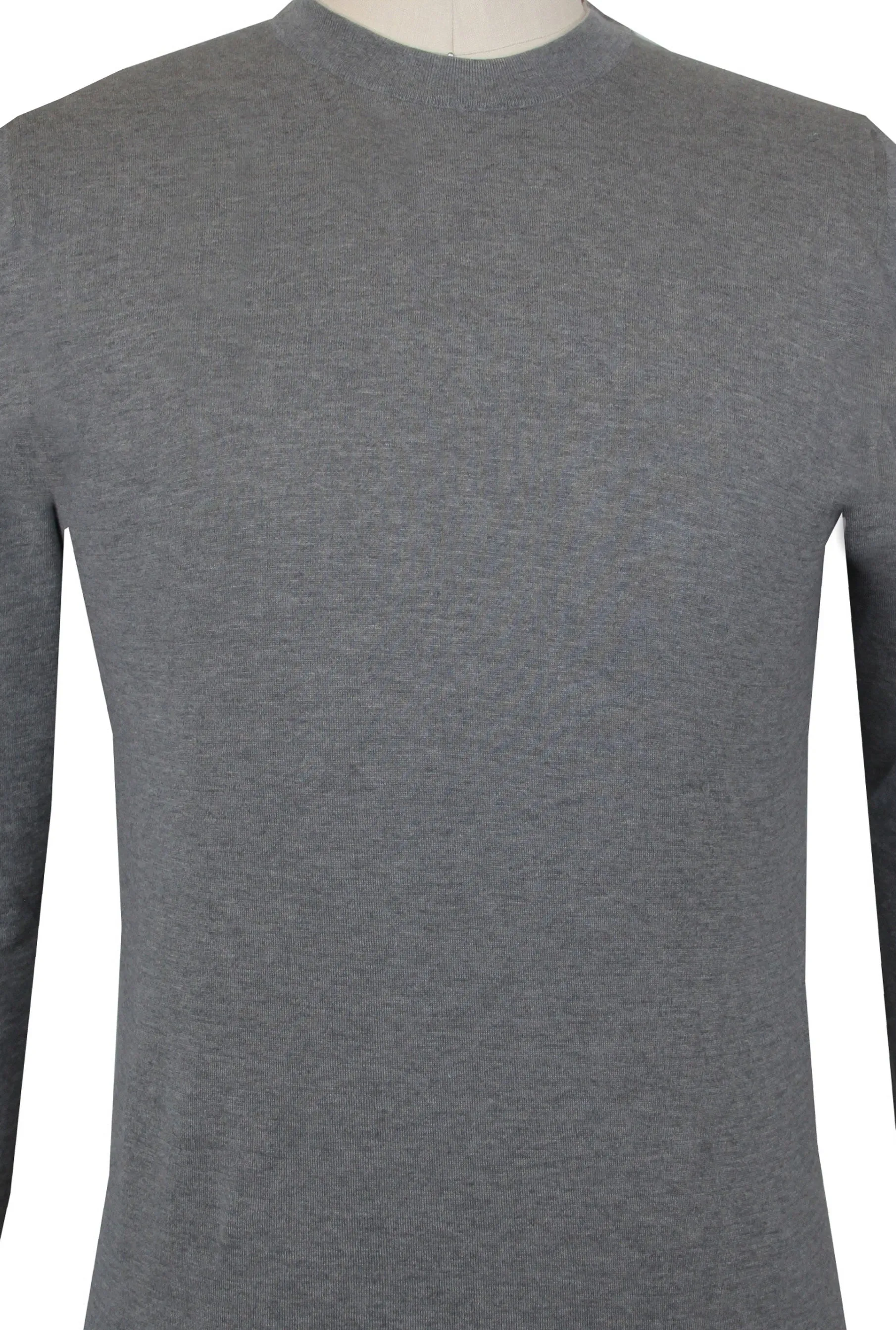 Svevo Parma Gray Crewneck Sweater