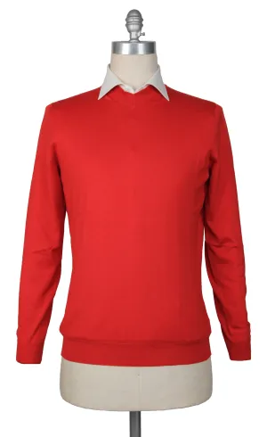 Svevo Parma Red V-Neck Sweater