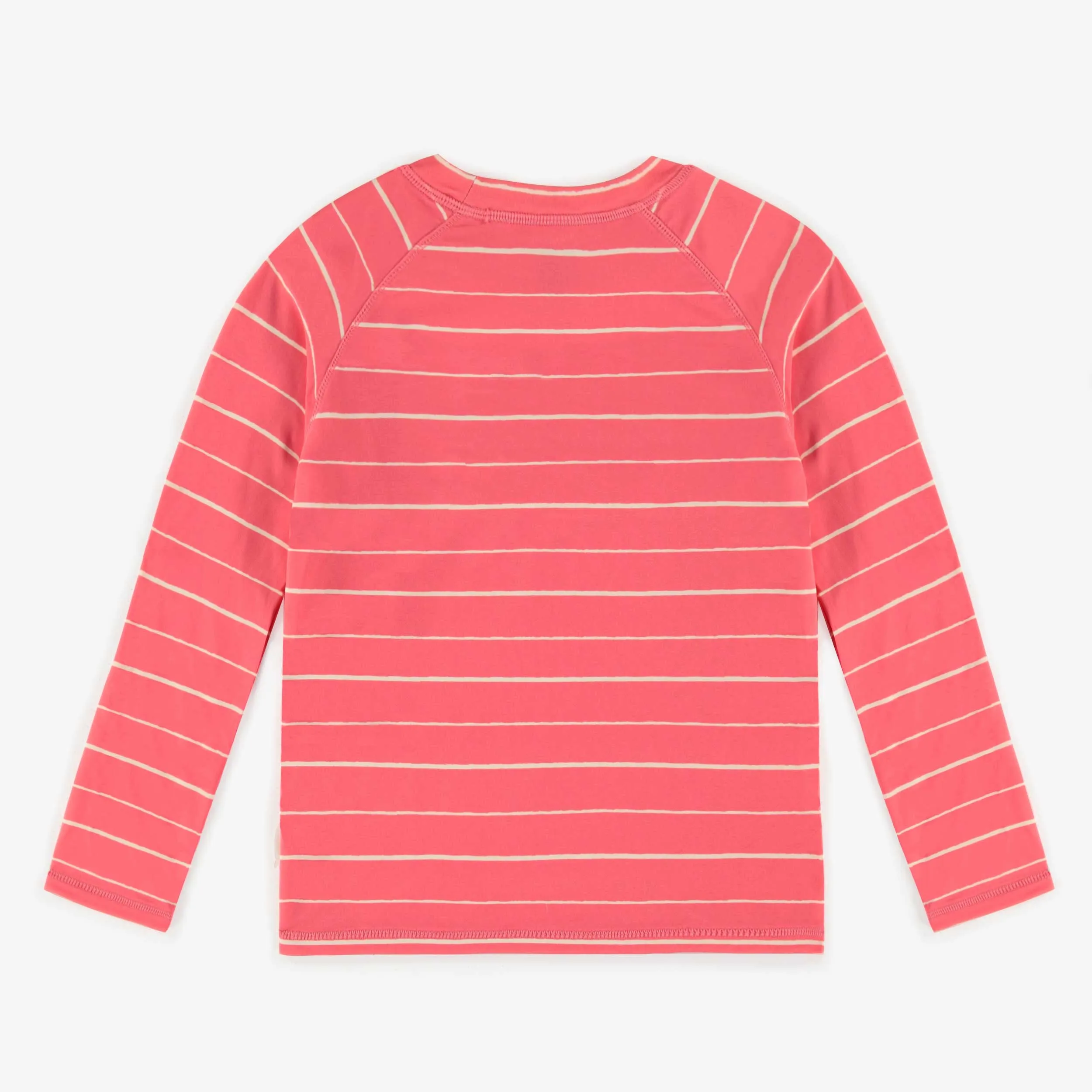 T-shirt de bain rose à manches longues, enfant || Pink bathing t-shirt with long sleeves, child