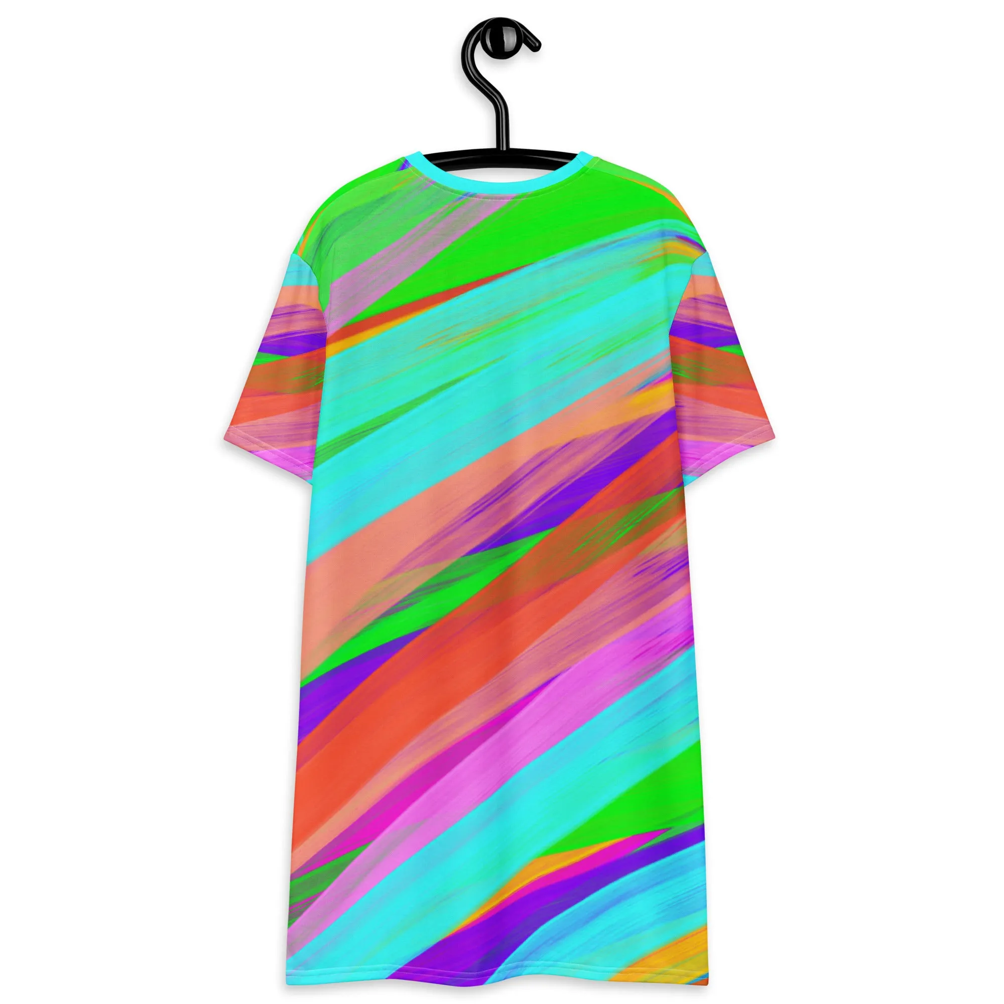 T-shirt Dress, Abstract Art Pop Kei