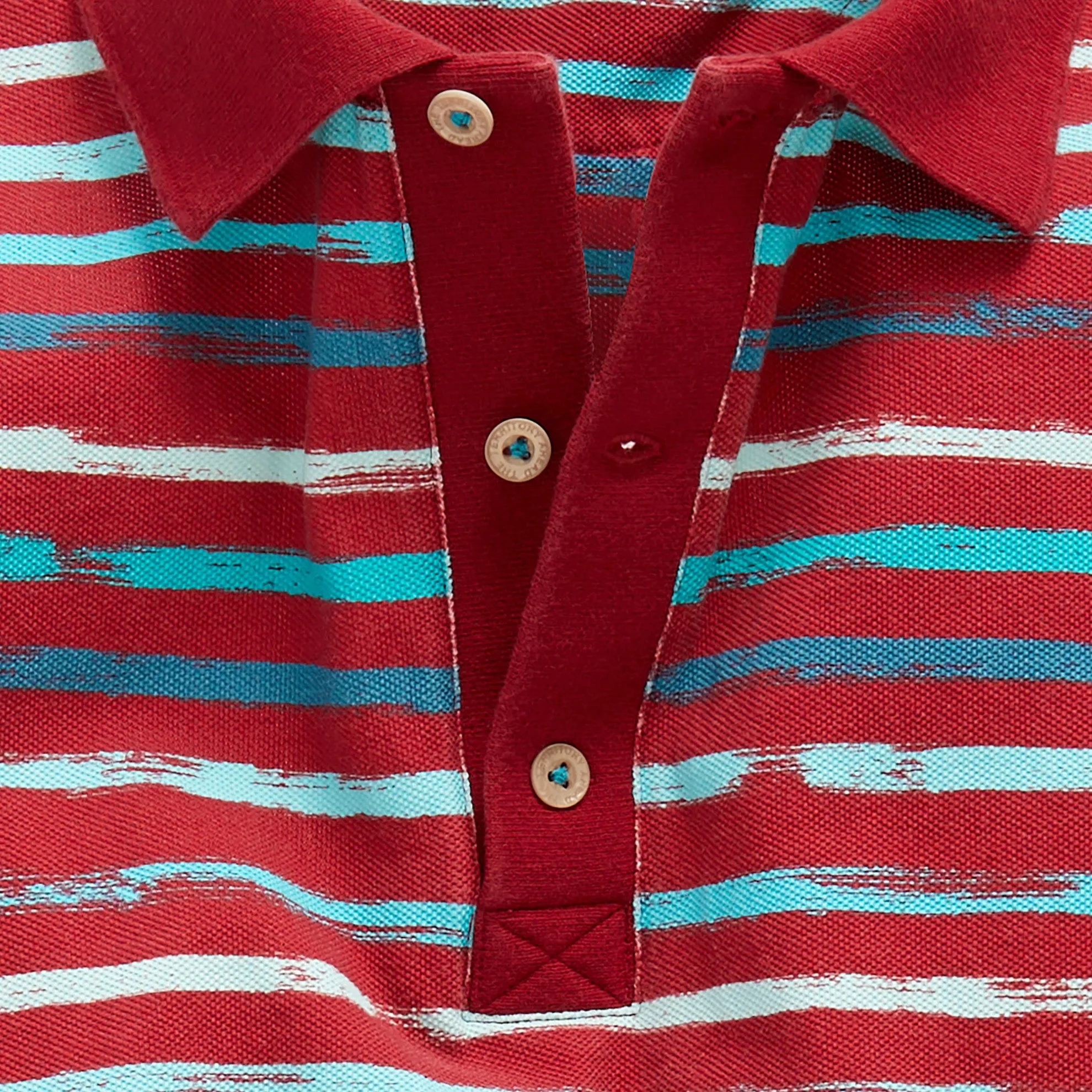 Taormina Striped Pique Polo