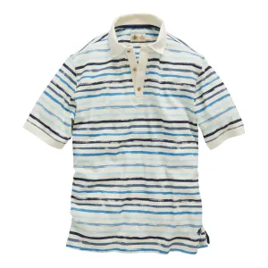 Taormina Striped Pique Polo