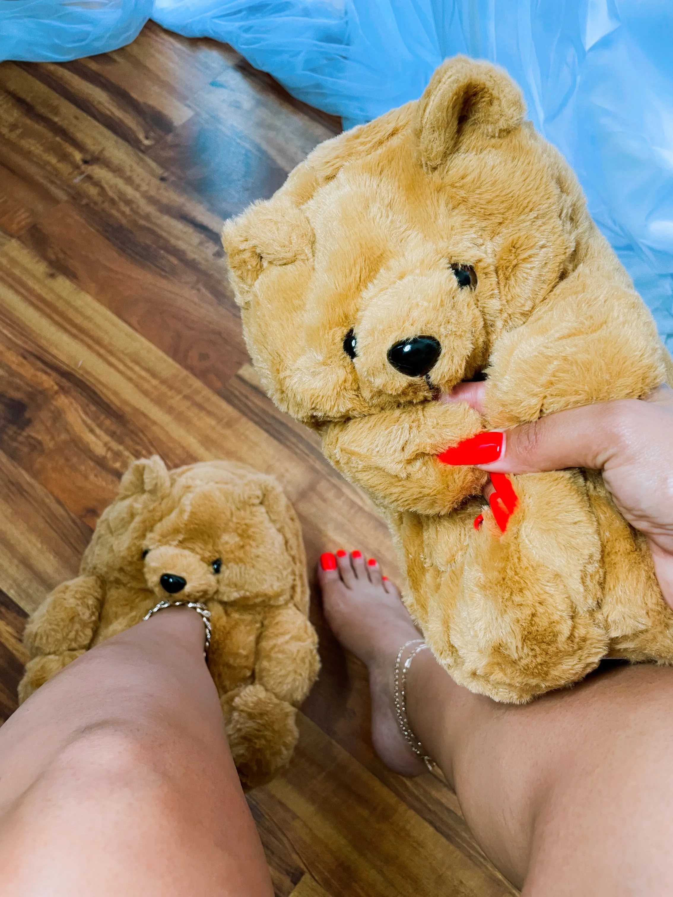 Teddy Bear Slippers