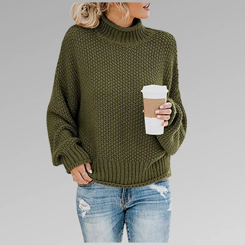 Temia | Cozy Knit Turtleneck Sweater