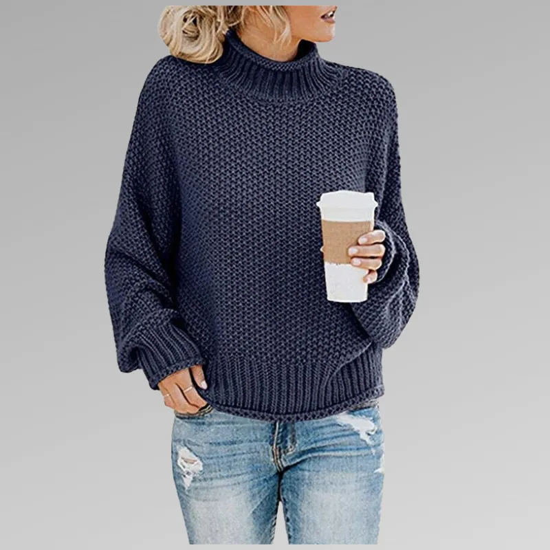 Temia | Cozy Knit Turtleneck Sweater