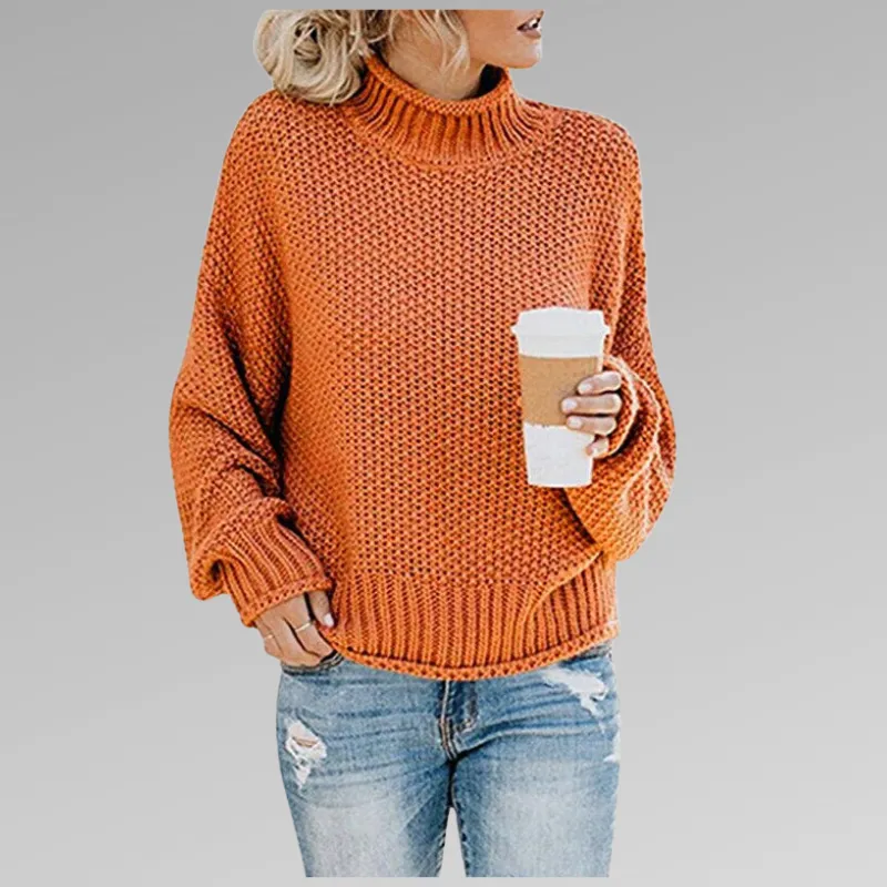 Temia | Cozy Knit Turtleneck Sweater