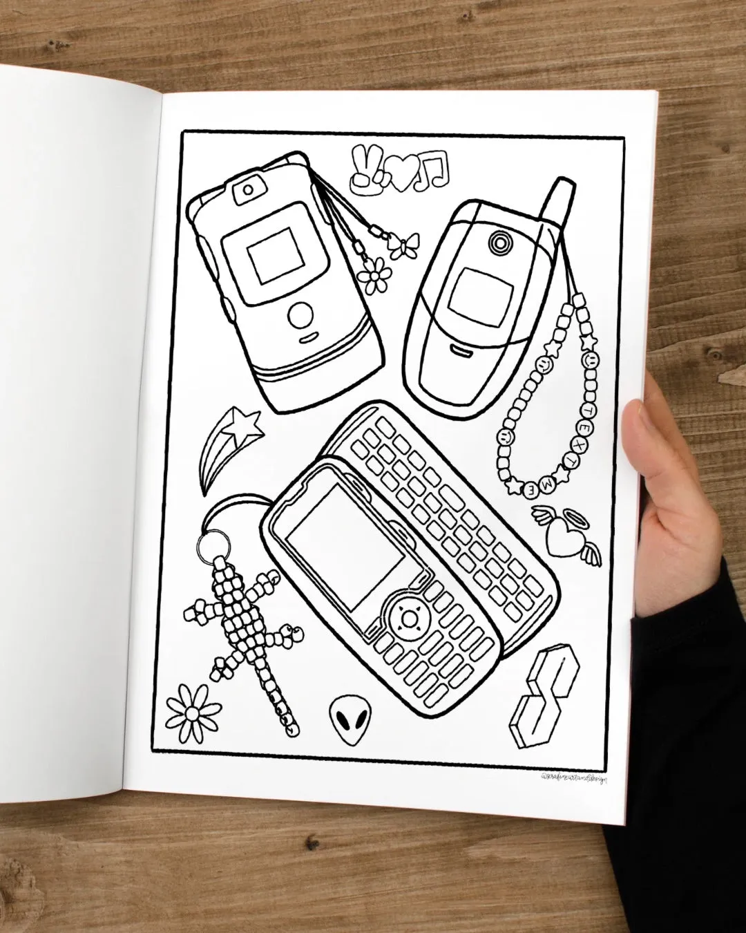 The Cozy Nostalgia Coloring Book by Serafine Art and Design