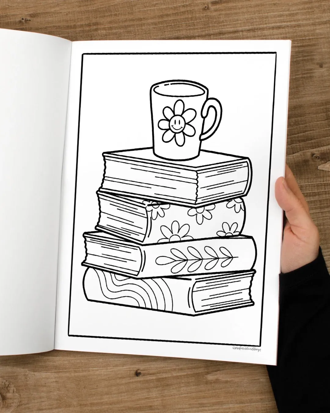 The Cozy Nostalgia Coloring Book by Serafine Art and Design