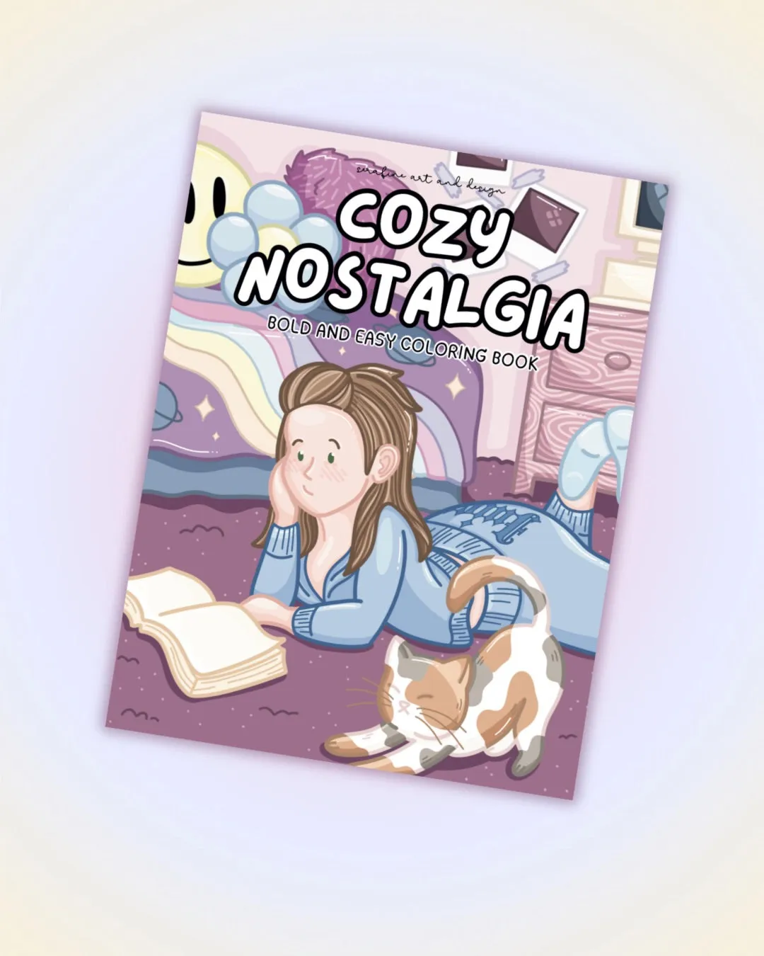 The Cozy Nostalgia Coloring Book by Serafine Art and Design
