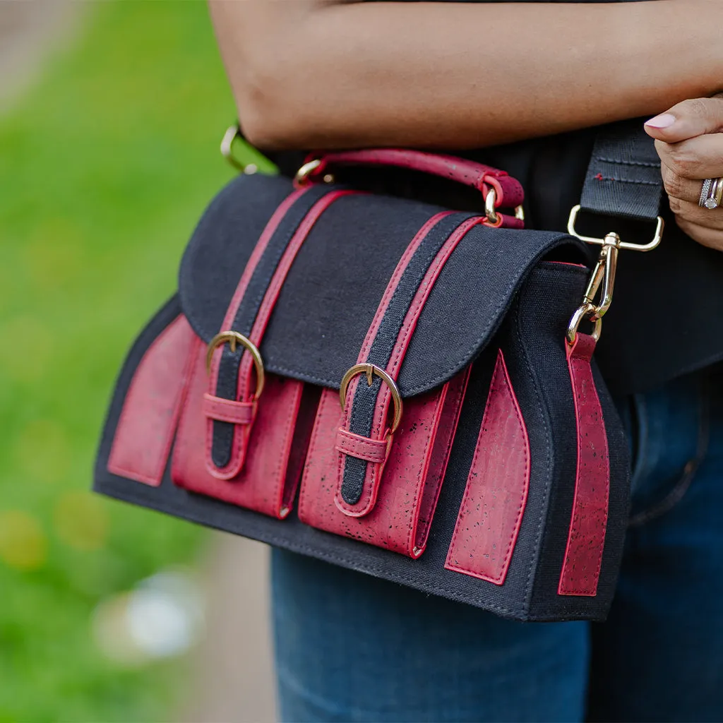 The Daakiya Noir Cork Satchel