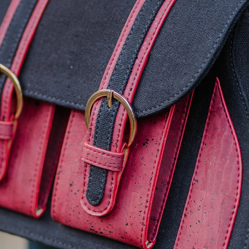 The Daakiya Noir Cork Satchel