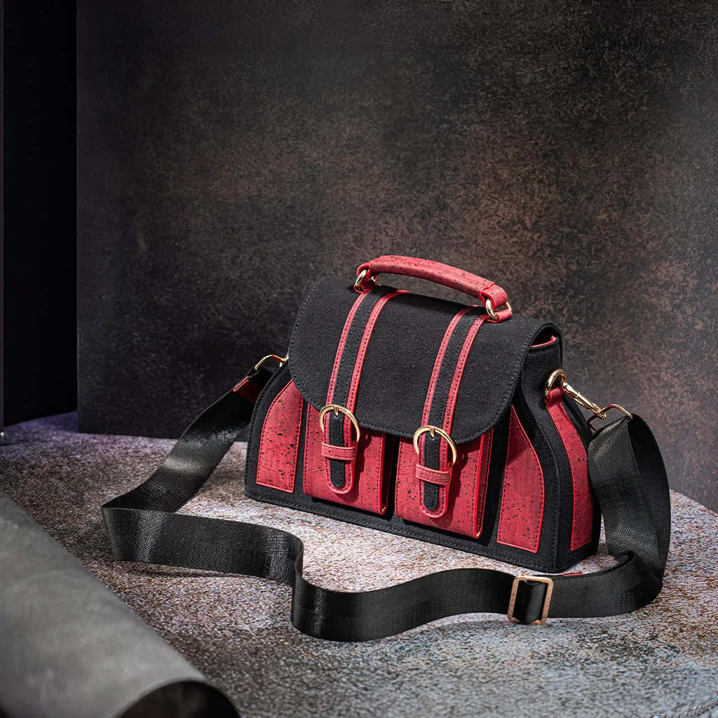 The Daakiya Noir Cork Satchel