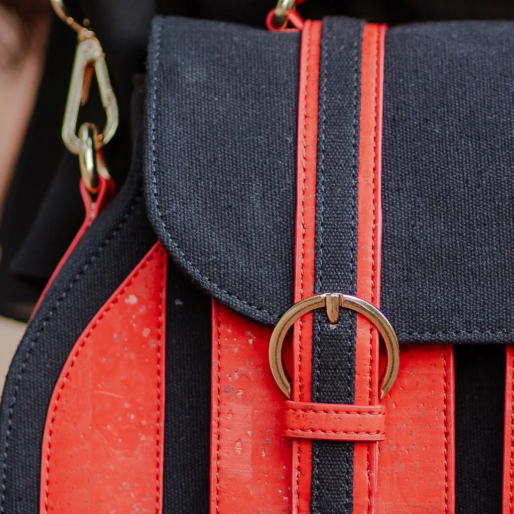 The Daakiya Noir Cork Satchel