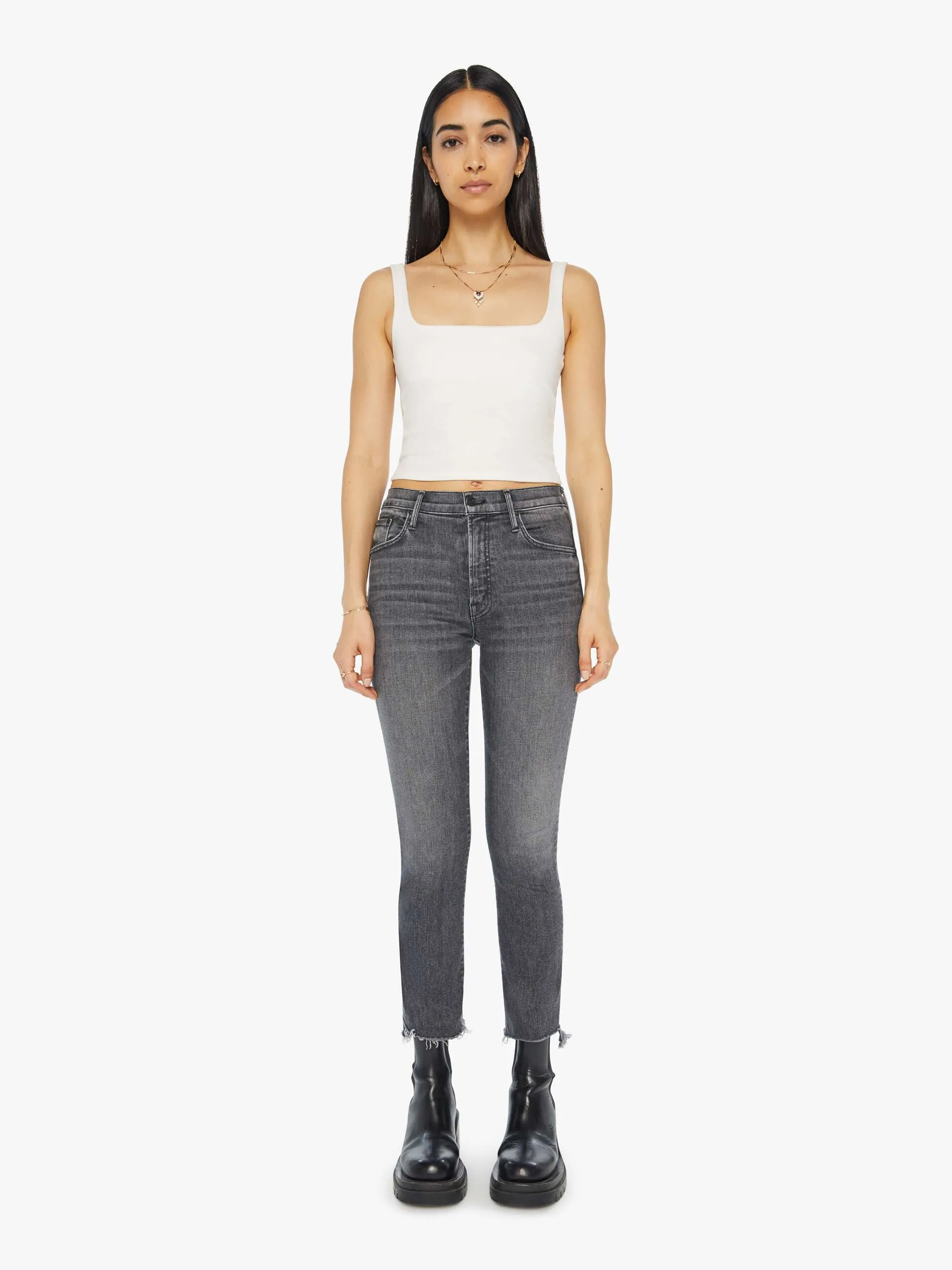 The Insider Crop Step Fray