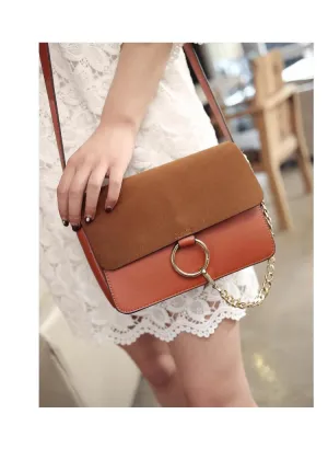 The Suede Leather Crossbody Bag