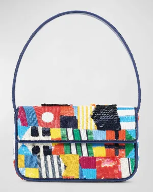 Tommy Beaded Shoulder Bag