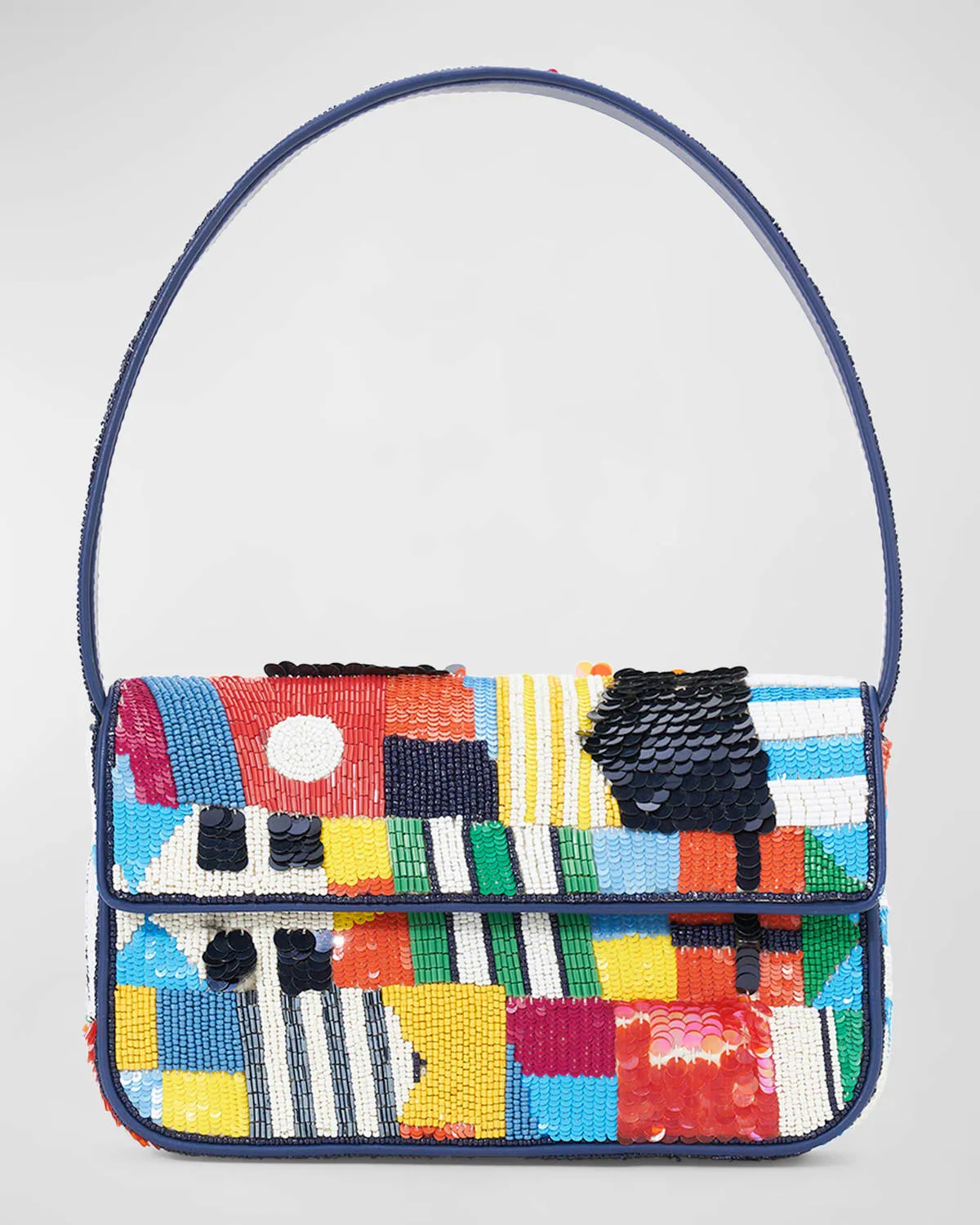 Tommy Beaded Shoulder Bag