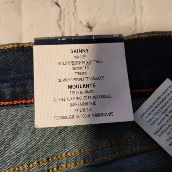 Tommy Hilfiger Dark Blue Skinny Jeans Size 24