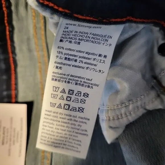 Tommy Hilfiger Dark Blue Skinny Jeans Size 24