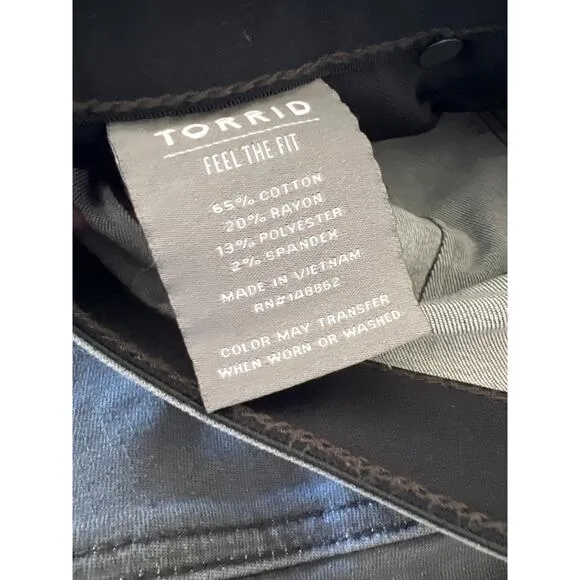 Torrid Bombshell Super Soft Skinny Ankle Jeans In Gray Size 16R