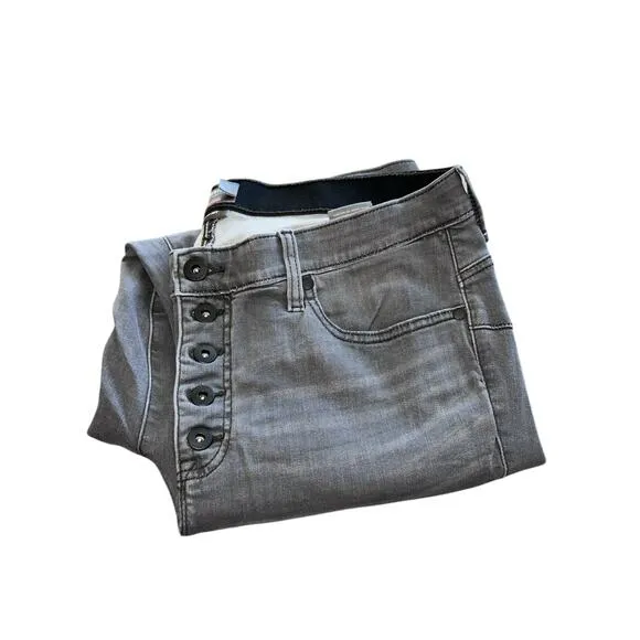 Torrid Bombshell Super Soft Skinny Ankle Jeans In Gray Size 16R