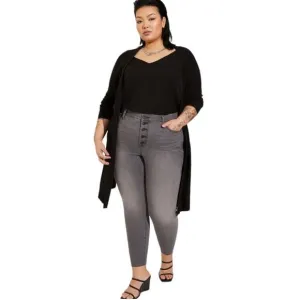 Torrid Bombshell Super Soft Skinny Ankle Jeans In Gray Size 16R