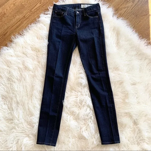 Treasure &amp; Bond Dark Wash High Rise Skinny Jeans