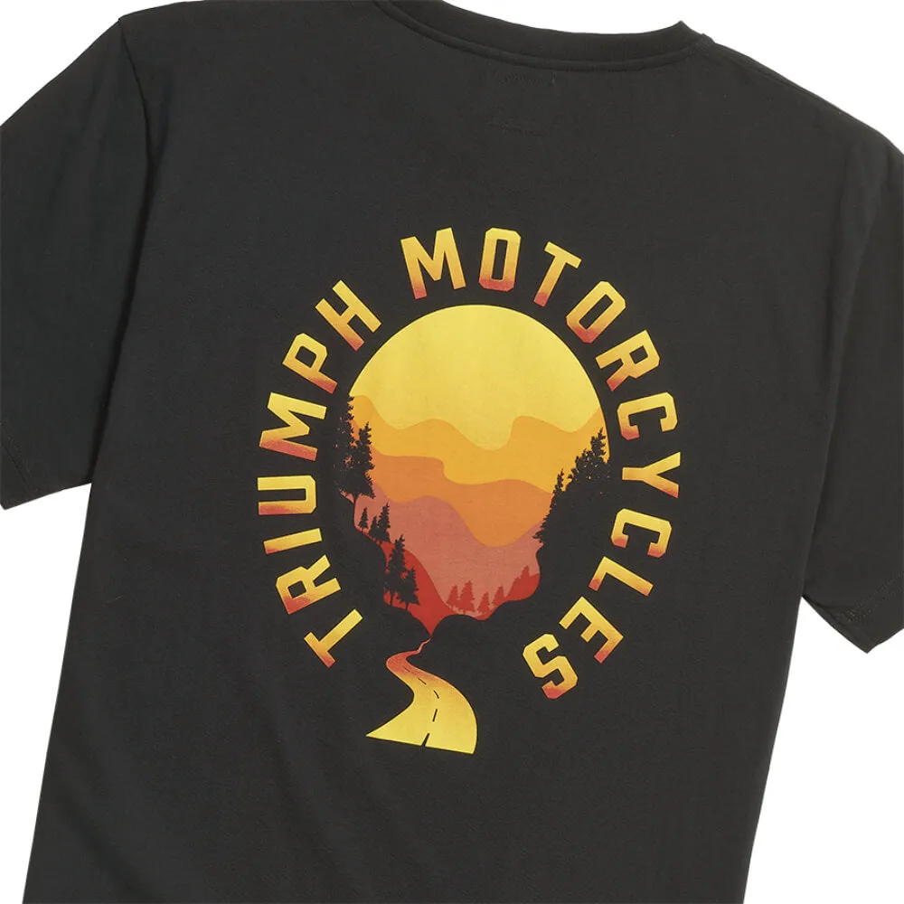 Triumph Sunset T-Shirt Black