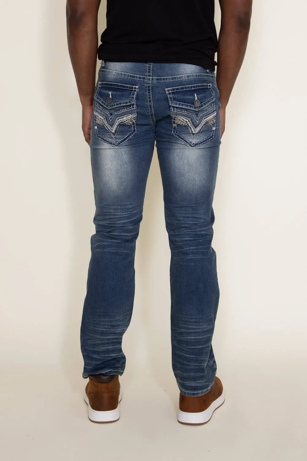 True Luck Alfred Bootcut Jeans for Men | TL19350502