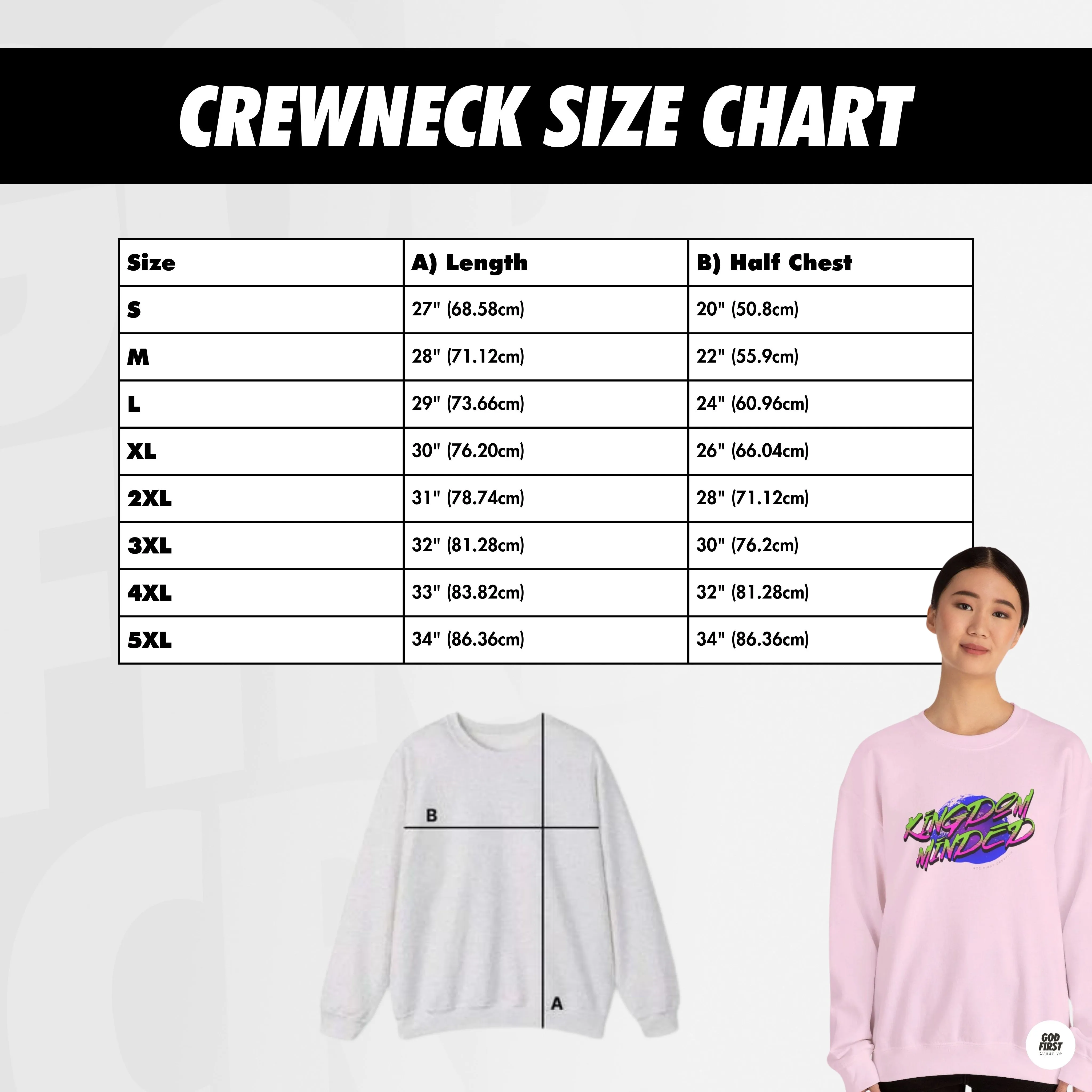 Trust God - Unisex Crewneck Sweatshirt