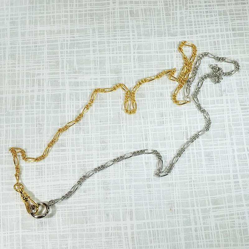 Two-Tone Figaro Married Chain by Ancient Influences