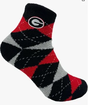 UGA Fuzzy Socks