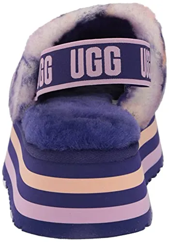 UGG Women's Disco Marble Slide Slipper, Violet Night, 8