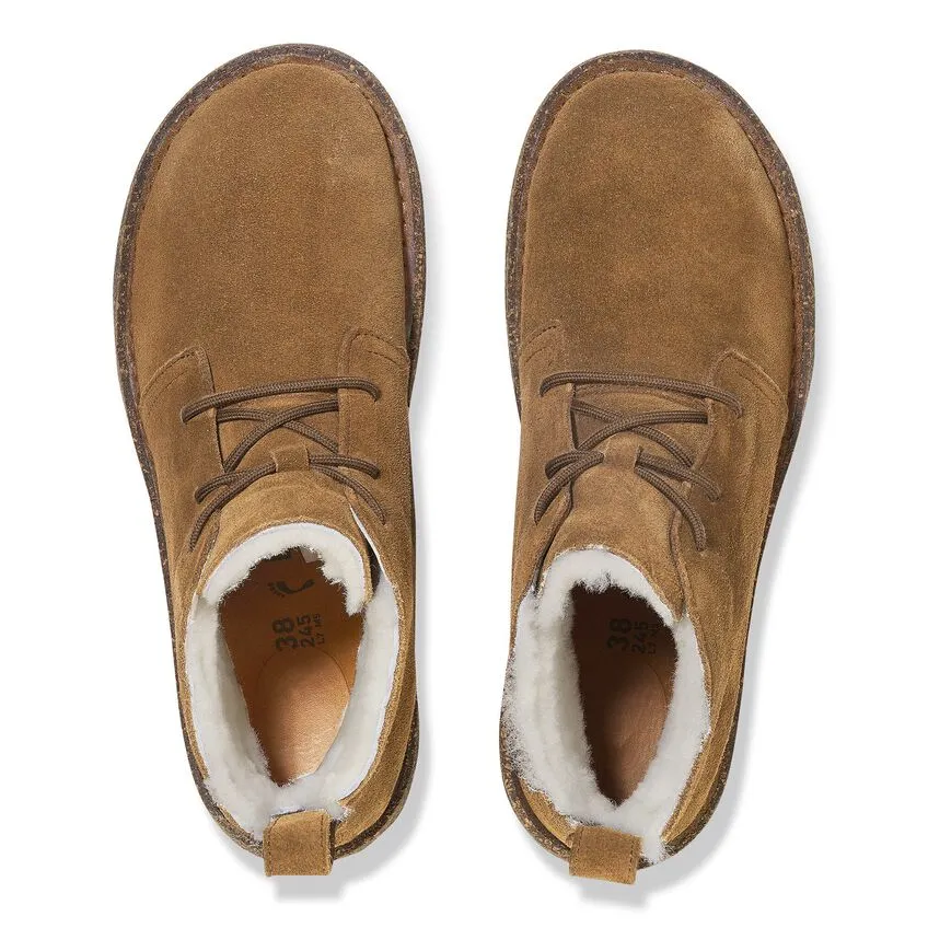 Uppsala Mid Women - Dark Tea Shearling||Uppsala Mid pour femmes - Suède fourrure thé foncé