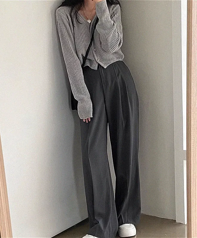 V-neck cardigan