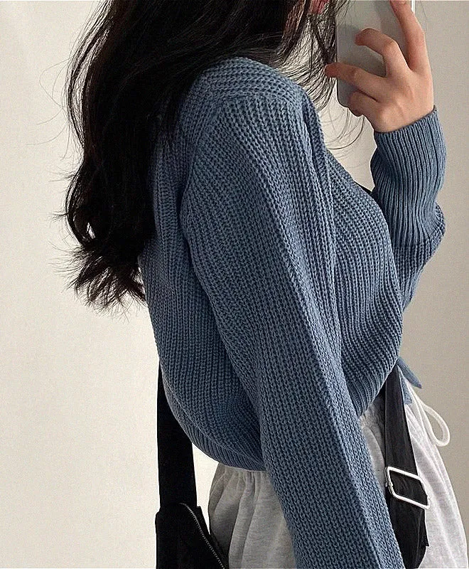 V-neck cardigan