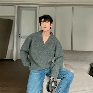 V-neck Ripped Sweater