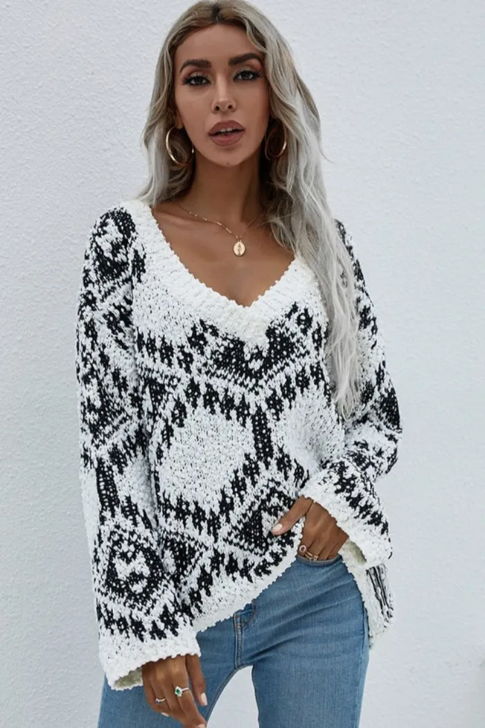 V Neck Sweater