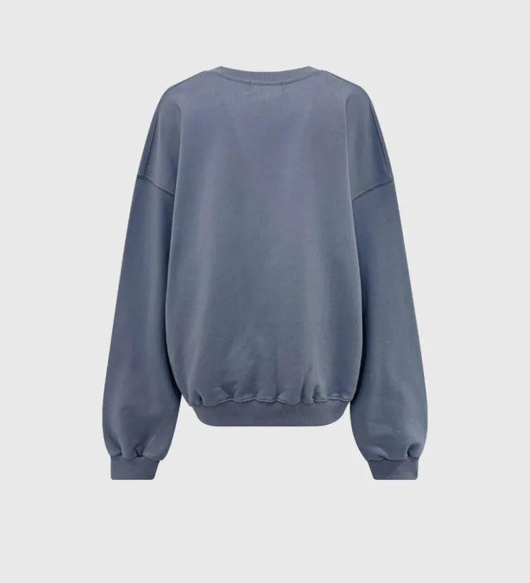 V-neck sweatshirt skirt