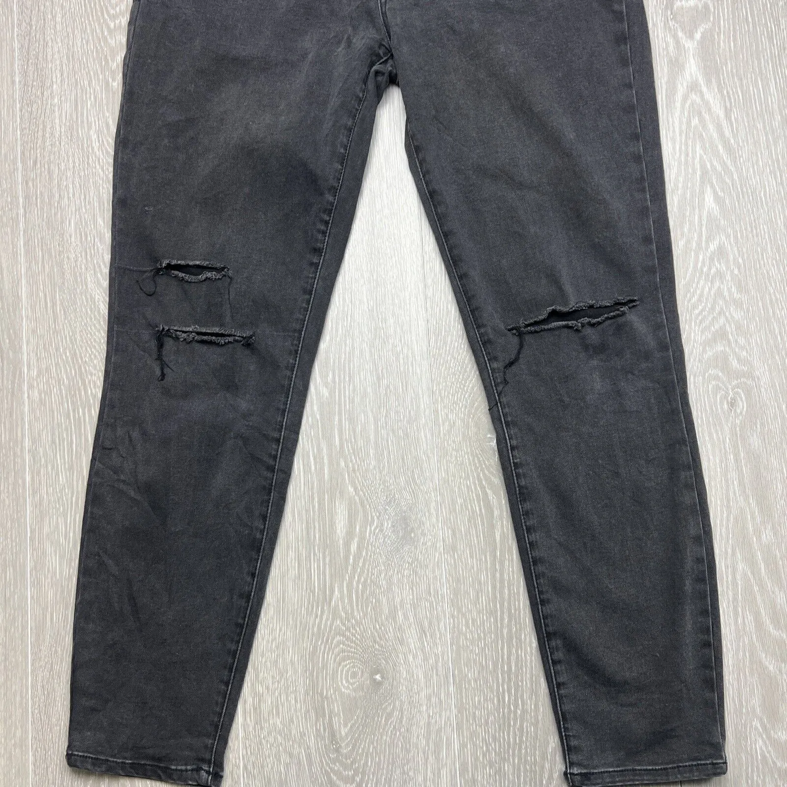 Vans Womens Black Skinny Cropped Jeans Size 9/29