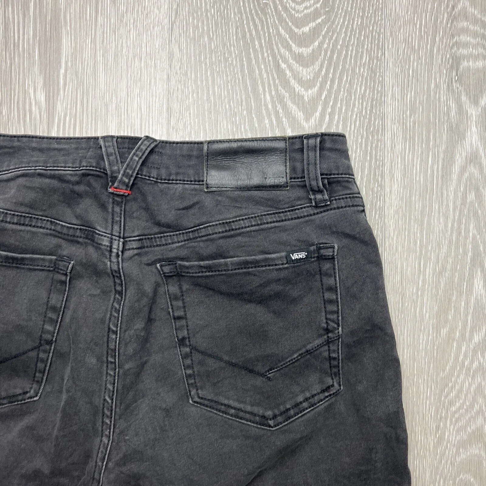 Vans Womens Black Skinny Cropped Jeans Size 9/29