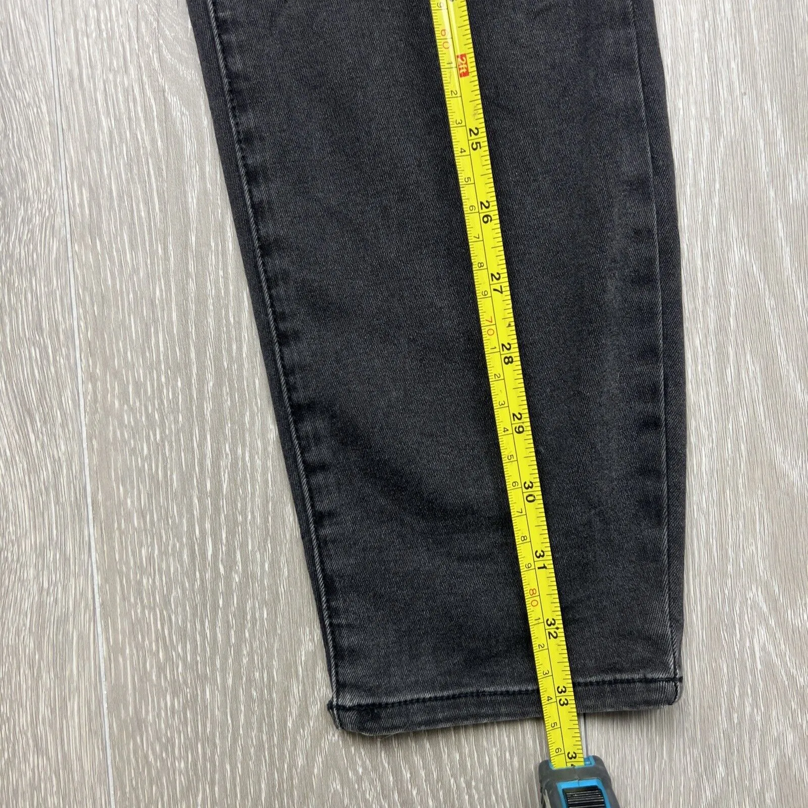Vans Womens Black Skinny Cropped Jeans Size 9/29